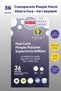 Feel Cute Translucent Pimple Patches 36 Pieces • 0.35 mm Extra Thin • Hydrocolloid Patch