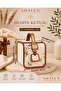حقيبة مكياج GOLDEN LEAF LUXE وعلبة هدايا - 2