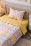 Candy Bloom Single Cotton Duvet Cover Set - 6
