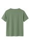 Women's Minimal Heart Printed Mint Oversize T-Shirt - 3