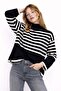 Women's Striped Knitwear Sweater - 2