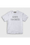 Unisex Kids White God's Favorite T-Shirt 559381Tt