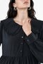 Women's Baby Collar Long Hijab Dress 1552 - Black - 3