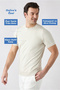 Crew Neck Regular Fit Ribbed Detailed Knitted T-Shirt
