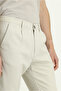 Slim Fit Slim Fit Elastic Waist Lyocell Canvas / Chino Trousers - 6