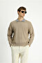 Polo Neck Oversize Extra Comfortable Cut Wool Knitwear Sweater - 3
