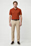 Polo Neck Slim Fit Embroidered 100% Cotton T-Shirt - 5