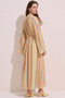 Striped Dress Y0165 - Yellow - 4