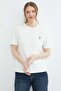 Dog Embroidered Crew Neck T-Shirt - 5