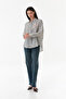 Striped Ribbon Printed Long Back Casual Shirt - 5