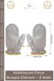 Special Production Heat Resistant Kitchen Cleaning Pot Polishing Aluminum Foil Dish Gloves - 2 Pcs - 2