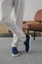 Kb-106 Kuback Navy Blue Knitwear Casual Men's Shoes
