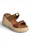 Y973518509 Tan Thick Soled Women's Slippers - 6