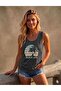 Beach Life Printed Women's (Off-The-Shoulder) Slim Fit Strap Tshirt