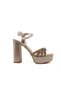 08 K2045 Gold Women's Heeled Shoes