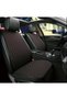 Car Seat Cushion Set - Full Set - 5-Piece Set - Anti-Sweat - Easy Installation - (Black-Red) - 2
