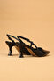 Women's Thin Heeled Satin Evening Dress Shoes High Heels - 7