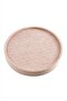 Gldisptm Round Wooden Anfora Fabric Piercing Earring (90915) 20 Cm-Beige