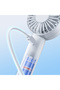 Mini ventilator portabil, Techsuit, CT-110, USB, alb - 4
