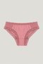 Women's Lace and Tulle Detailed Micro Fabric Panties Hipster Slip |   Flexible Soft Daily Underwear