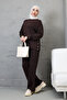 Snap-Fastened Modal Fabric Tracksuit Set - 4