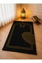 Hearted Double Prayer Rug Set Bride Groom Dowry Set Stylish Design 80X120 cm - 3