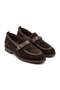 Italian Style Internal and External Natural Leather Suede Antique Buckle Men's Shoes Brown T15210-03 - 3
