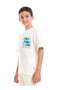 Boys Oversized T-shirt Short sleeve - Offwhite - 3