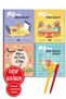 Alfa Kalem+</DNTCTMS> ( Mehtap Arat) Where Is Mizi's Sleep?+Bath Toy+Activity Book+Dinner 4 Books