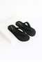 Sandy Women's Black Beaded Stylish and Comfortable Flip Flops for Beach and Pool