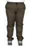 Mode XL Real Big Size Women's Pants Linen Jogger Duz Paca Milano 21913 Haki
