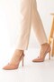Somo 10.5 cm Snakeskin Patterned Stiletto Pointed Toe Women's Heeled Shoes - 4