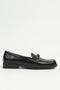Women's Black Patent Leather Buckle Classic Loafer Shoes for Daily Wear - 2