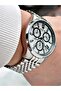 Functional Silver Color Steel Band Steel Case Sapphire Glass Men's Wristwatch 1214Mr - 3