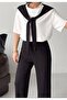 Women's Modal Fabric Scarf Set with Top and Bottom Pieces - 2