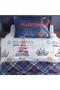 Clasy Single 4 Season Quilted Duvet Cover Set Maritime - 2
