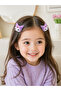 Soft Plush Model with Kuromi Figure, Purple Color Side Buckle with Pen Holder - 2 Pcs - 3