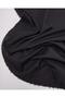 Black Beige Longitudinal Striped Steel Knitted Fabric Tight Knit Stretchy Dress Fabric Width: 180cm - 3
