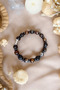 Agate Bracelet Large Size Faceted Cut Agate Stone Bracelet Brown Black Model - 8