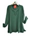 Plus Size Mother's Quality Workwear Combed Cotton Blouse - 2