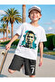 Ronaldo Printed Boys' Shorts Set
