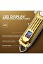 Rechargeable Hair Clipper, Sharp & Carbon Steel blade, 8 Comb Attachment, - 5