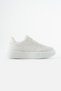 Women's Sneaker High Sole White Sports Shoes - 6