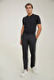 Ds Damat Comfort Black Straight Travel Fabric Trousers - 2