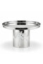Decorative Stainless Steel Cake Stand with Palm Tree Design Base –26 × 16 cm