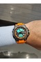 Digital Analog 5 Atm Water Resistant Orange 14-18 Years Old Men and Adult Wristwatch - 4