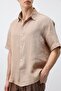 Mink 100% Linen Relaxed Men's Shirt - 6