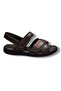216-26 Genuine Leather Ultra Soft Cross Strap Anatomical Men's Sandals 40-47 - 2
