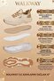 Flexnova g Beige Memory Foam Unisex Sports Shoes - 5