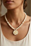 Acrylic Stone Rose Necklace